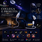 🌌 49% OFF NOW! 💫 USB lamp with starry sky projection – 13 interchangeable film discs & flexible neck – perfect for the bedroom ✨