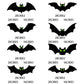 🦇 50% Off 🎃 Halloween 3D Bat Decor Stickers Set