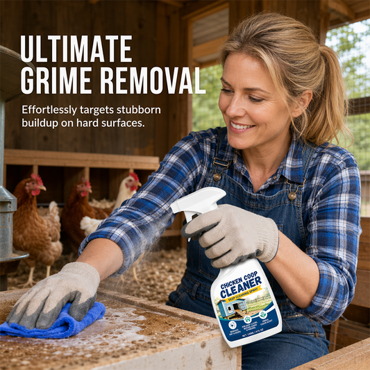 Chicken Coop Cleaner Spray Odor Eliminator with Cleaning Towel 120ml