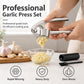 Premium Garlic Press with Soft Easy-Squeeze Ergonomic Handle