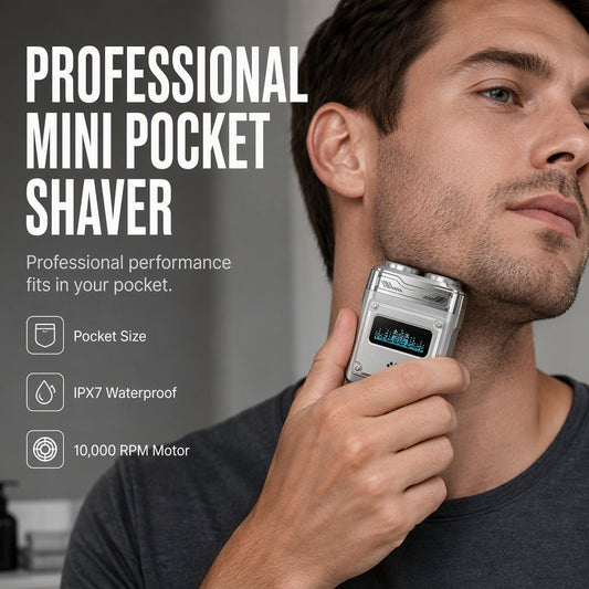 ⚡ Men's Portable Electric Shaver – Compact, Powerful & Travel-Ready for a Smooth Shave Anywhere ✨🧔