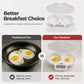 🥚 ⏱️ Microwave Egg Cooker – Perfect poached eggs in 2 mins, no oil & splash-proof – Quick, healthy & mess-free breakfast 🌿