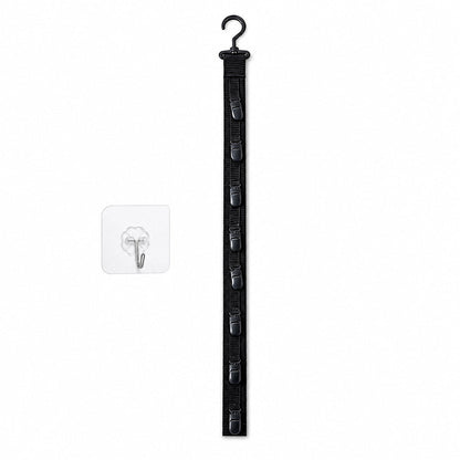 Wall Mounted Hat Organizer with 8 Clips