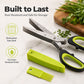 Multi-Layer Kitchen Herb Scissors with Safety Cover