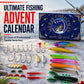 Christmas Fishing Lure Advent Calendar Blind Box Set with Minnow Popper Spoons