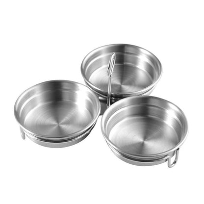 🏆 Last Day Special Price £9.99!🎁3-in-1 Stainless Steel Egg Poacher – Poach, Steam, Bake – 304 Steel, Non-Stick Release, One Pan, Endless Breakfasts ✨