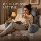 🥳2026 HOT SALE🥳💞50K+ SOLD! 🛋️📖 50% OFF! Multi‑Functional Waist Support Reading Pillow – High‑back support, cushioned headrest & padded side armrests. Velvet‑feel cover, removable washable – perfect for bed, sofa & floor!  🛏️💤