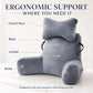 🥳2026 HOT SALE🥳💞50K+ SOLD! 🛋️📖 50% OFF! Multi‑Functional Waist Support Reading Pillow – High‑back support, cushioned headrest & padded side armrests. Velvet‑feel cover, removable washable – perfect for bed, sofa & floor!  🛏️💤