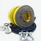 🏆 Last Day Special Price £9.99! 🎁8-Ton Tow Rope with U-Shackle Hooks