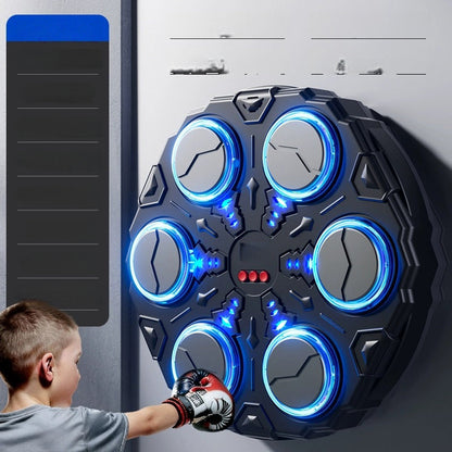🥊✨ Interactive Smart Music Boxing Machine – Light Game, Beat Sync, Wall Mount