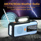 📢🌦️ Solar Hand-Crank Emergency Weather Radio – Stay Informed & Powered During Storms, Power Cuts & Off-Grid Trips ✨