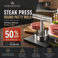 🔥50% OFF!🥩Steak Press Round Patty Mold | Food‑Grade 304 Stainless Steel Burger Patty Maker